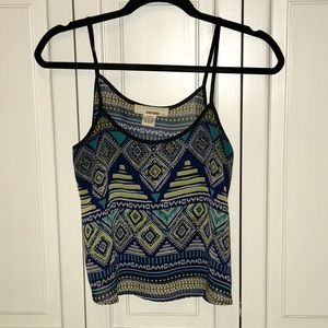AZTEC PATTERN TANK TOP